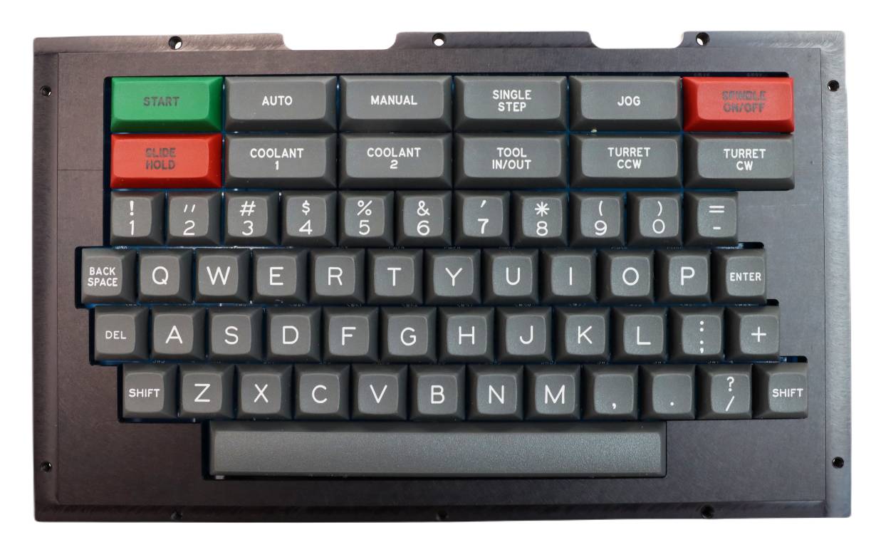 Keyboard, CNC88, With Bezel, New ITS Design, Rugged Keys, Gray